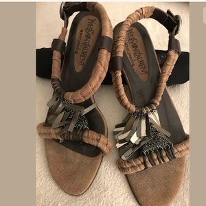 Yves Saint Laurent Flat Sandals